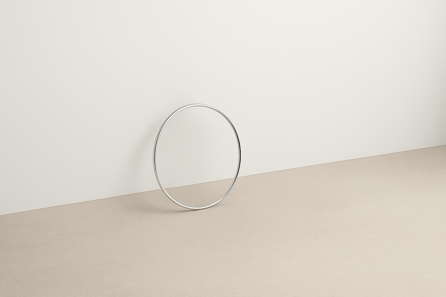 Een multifocaal glas met een zichtbaar leesgedeelte. Het leesgedeelte is als een halve maan verdikt op het glas.